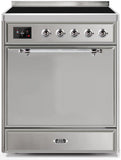 ILVE - 30" Magestic II Series Freestanding Electric Induction Range - Solid Door(s)