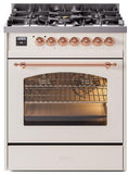 ILVE - 30" Nostalgie II Series Freestanding Dual Fuel Range - Natural Gas