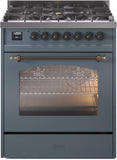 ILVE - 30" Nostalgie II Series Freestanding Dual Fuel Range - Natural Gas