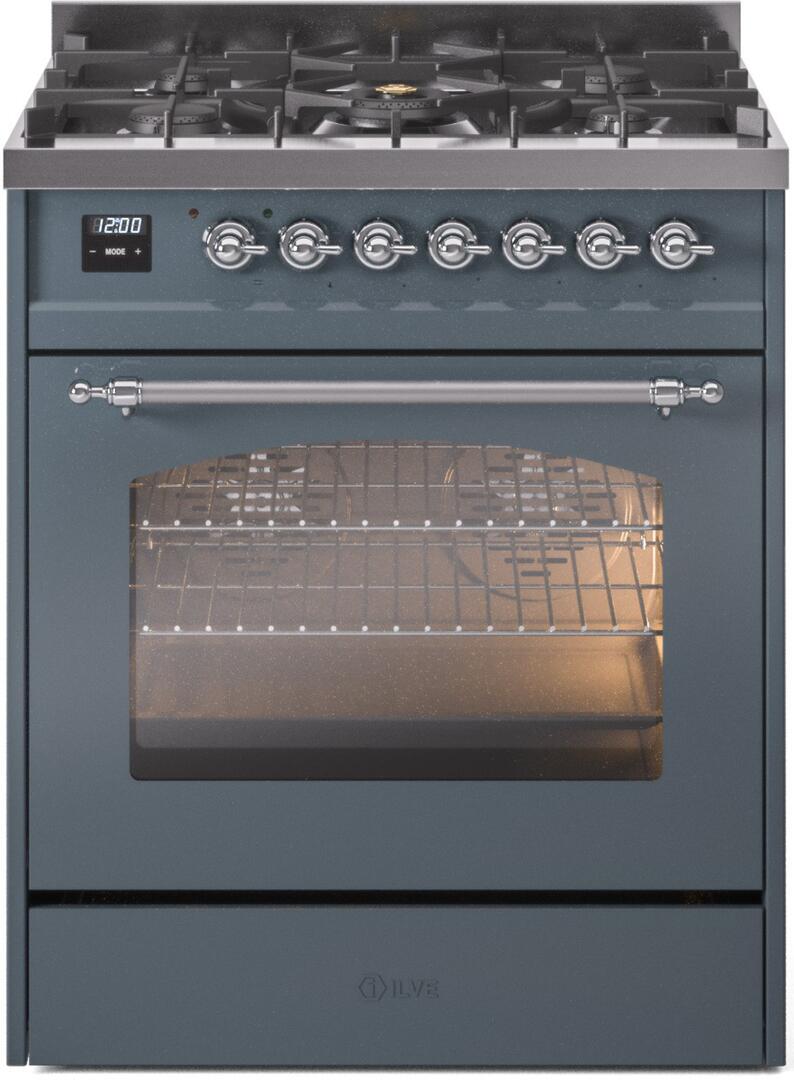 ILVE - 30" Nostalgie II Series Freestanding Dual Fuel Range - Natural Gas