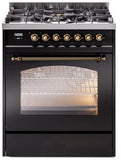 ILVE - 30" Nostalgie II Series Freestanding Dual Fuel Range - Natural Gas