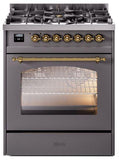 ILVE - 30" Nostalgie II Series Freestanding Dual Fuel Range - Natural Gas