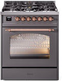 ILVE - 30" Nostalgie II Series Freestanding Dual Fuel Range - Natural Gas