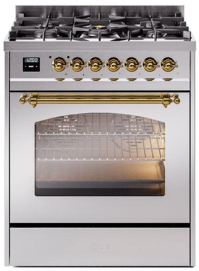 ILVE - 30" Nostalgie II Series Freestanding Dual Fuel Range - Natural Gas