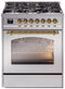 ILVE - 30" Nostalgie II Series Freestanding Dual Fuel Range - Natural Gas