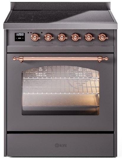 ILVE - 30" Nostalgie II Series Freestanding Electric Induction Range