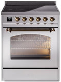 ILVE - 30" Nostalgie II Series Freestanding Electric Induction Range