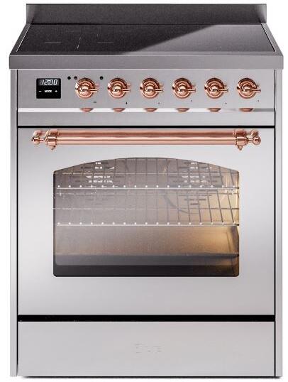 ILVE - 30" Nostalgie II Series Freestanding Electric Induction Range