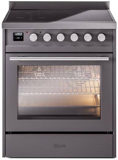 ILVE - 30" Pro Plus II Series Freestanding Electric Induction Range - Viewing Window(s)