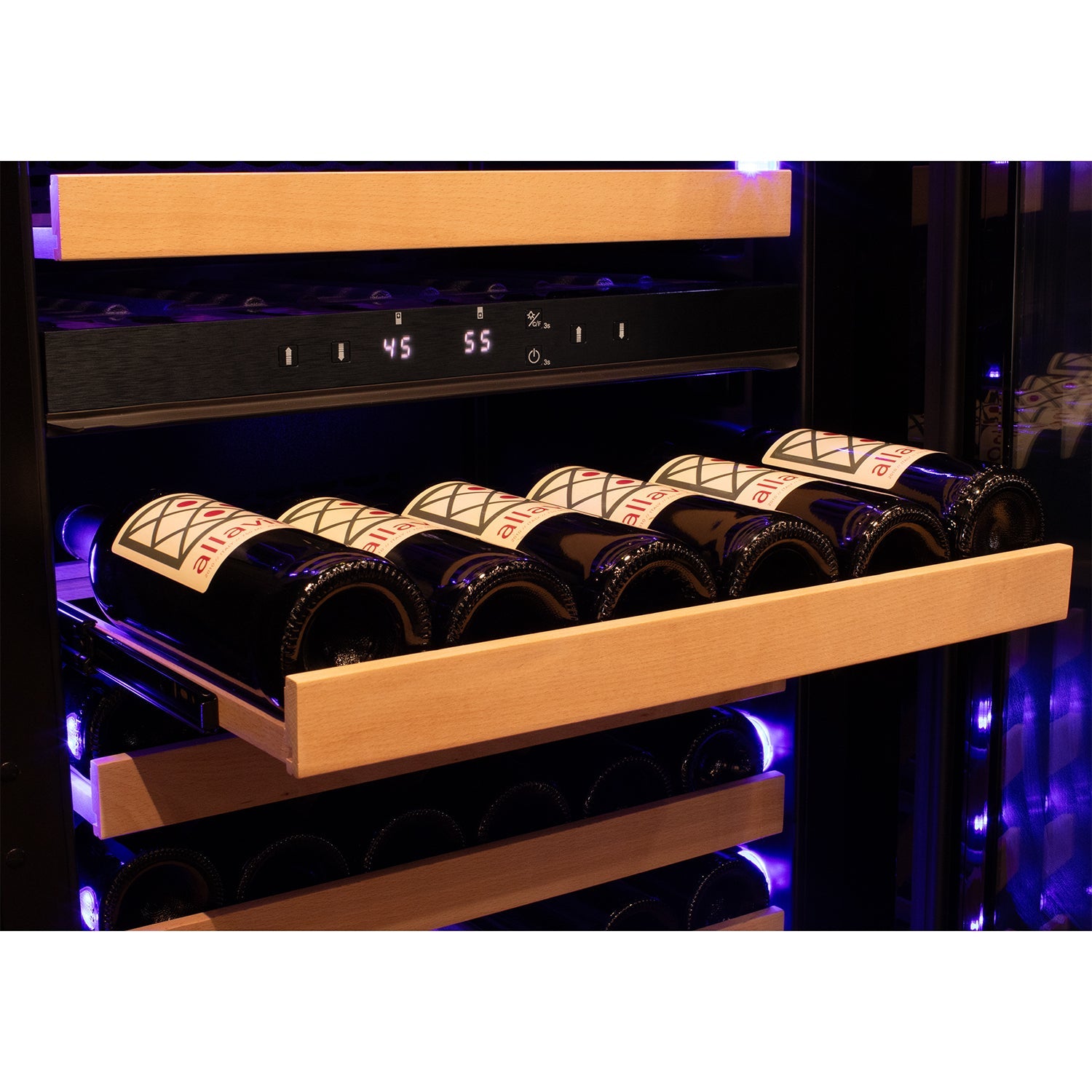 Allavino - 101 Bottle Dual Zone Panel Ready Wine Refrigerator - AO VCWR-101PRD-2R
