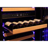 Allavino - 101 Bottle Dual Zone Panel Ready Wine Refrigerator - AO VCWR-101PRD-2R