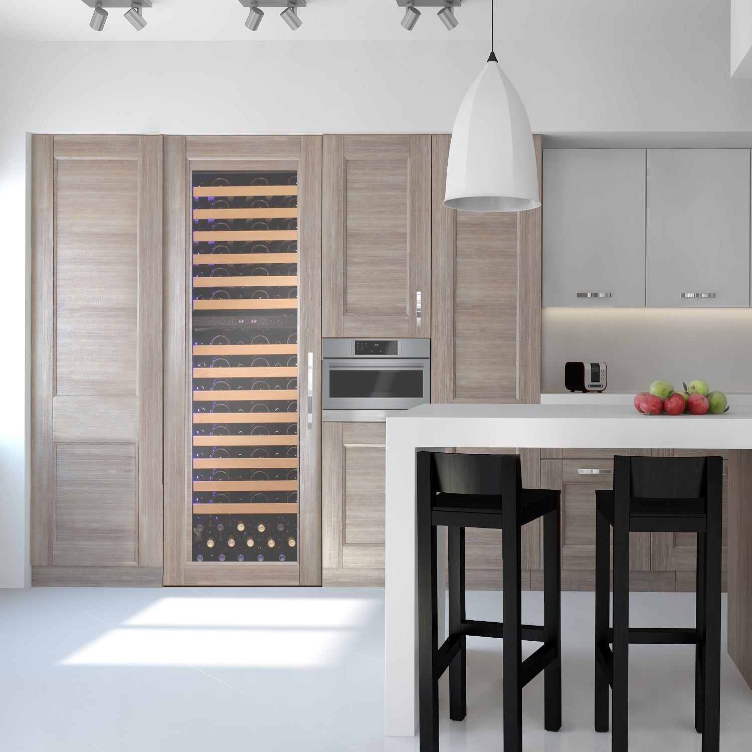 Allavino - 101 Bottle Dual Zone Panel Ready Wine Refrigerator - AO VCWR-101PRD-2R