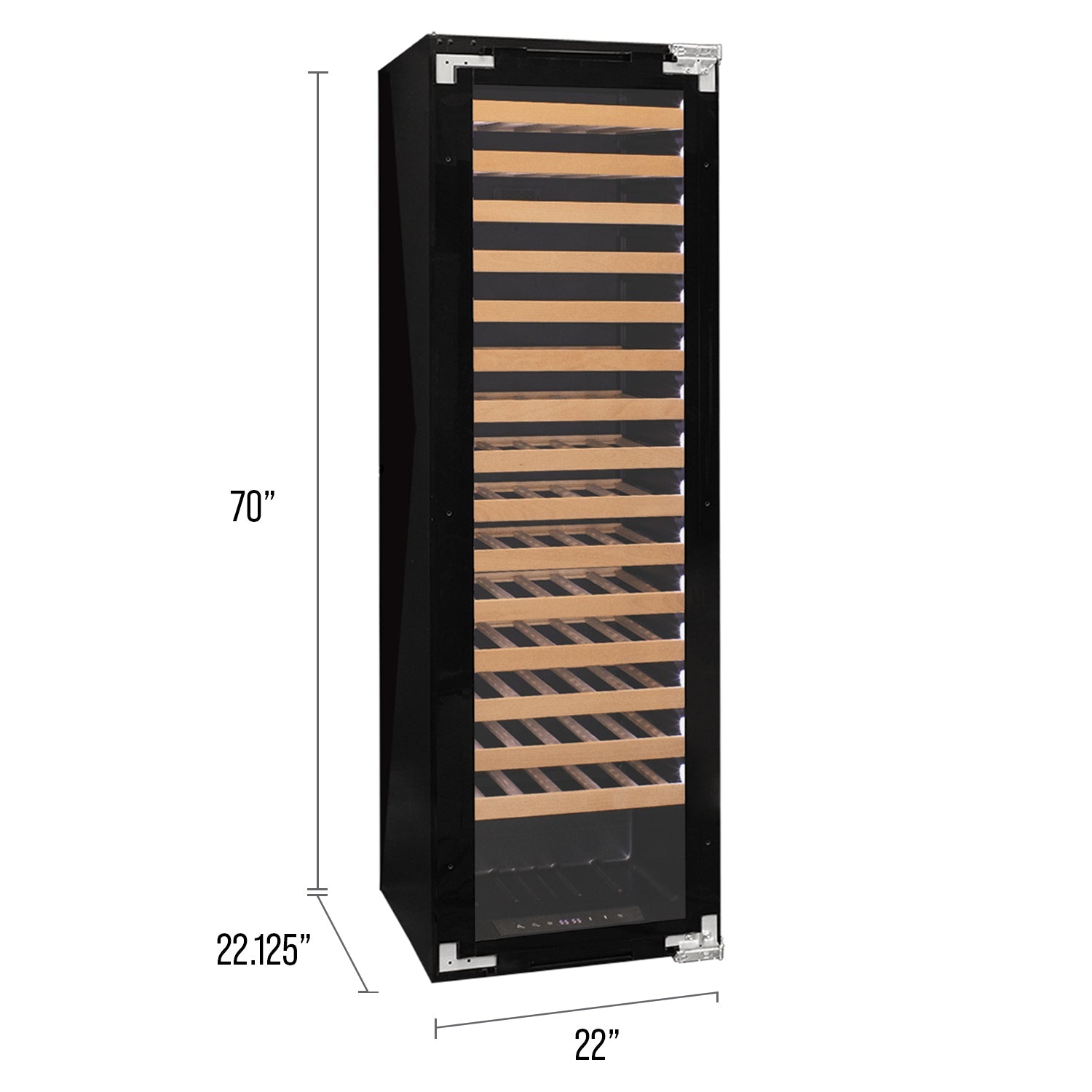Allavino - 107 Bottle Single Zone Panel Ready Wine Refrigerator - AO VCWR-107PRS-1R