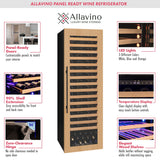 Allavino - 107 Bottle Single Zone Panel Ready Wine Refrigerator - AO VCWR-107PRS-1R