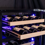 Allavino - 24" Wide Dual Zone Panel Ready Wine Refrigerator - AO VCWR-24PRD-2R
