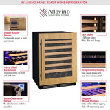 Allavino - 24" Wide Single Zone Panel Ready Wine Refrigerator