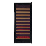 Allavino - Reserva Series 119 Bottle 55" Tall Single Zone Black Glass Wine Refrigerator