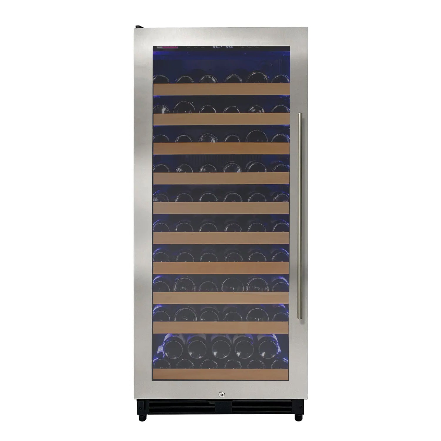 Allavino - Reserva Series 119 Bottle 55" Tall Single Zone Left Hinge Stainless Steel Wine Refrigerator