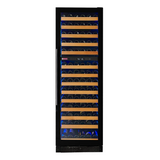 Allavino - Reserva Series 154 Bottle 71" Tall Dual Zone Black Glass Door Wine Refrigerator