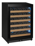 Allavino - Reserva Series - 56 Bottle Single Zone Built-in Luxury Wine Refrigerator with Black Door