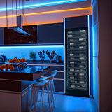 Allavino - Reserva Series 67 Bottle 71" Tall Dual Zone Black Shallow Wine Refrigerator Console