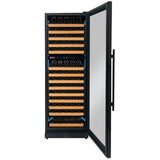 Allavino - Reserva Series 172 Bottle Dual Zone Built-in Wine Refrigerator with Black Glass Door