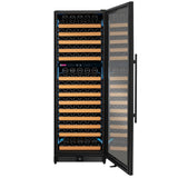Allavino - Reserva Series 172 Bottle Dual Zone Built-in Wine Refrigerator with Black Metal Door