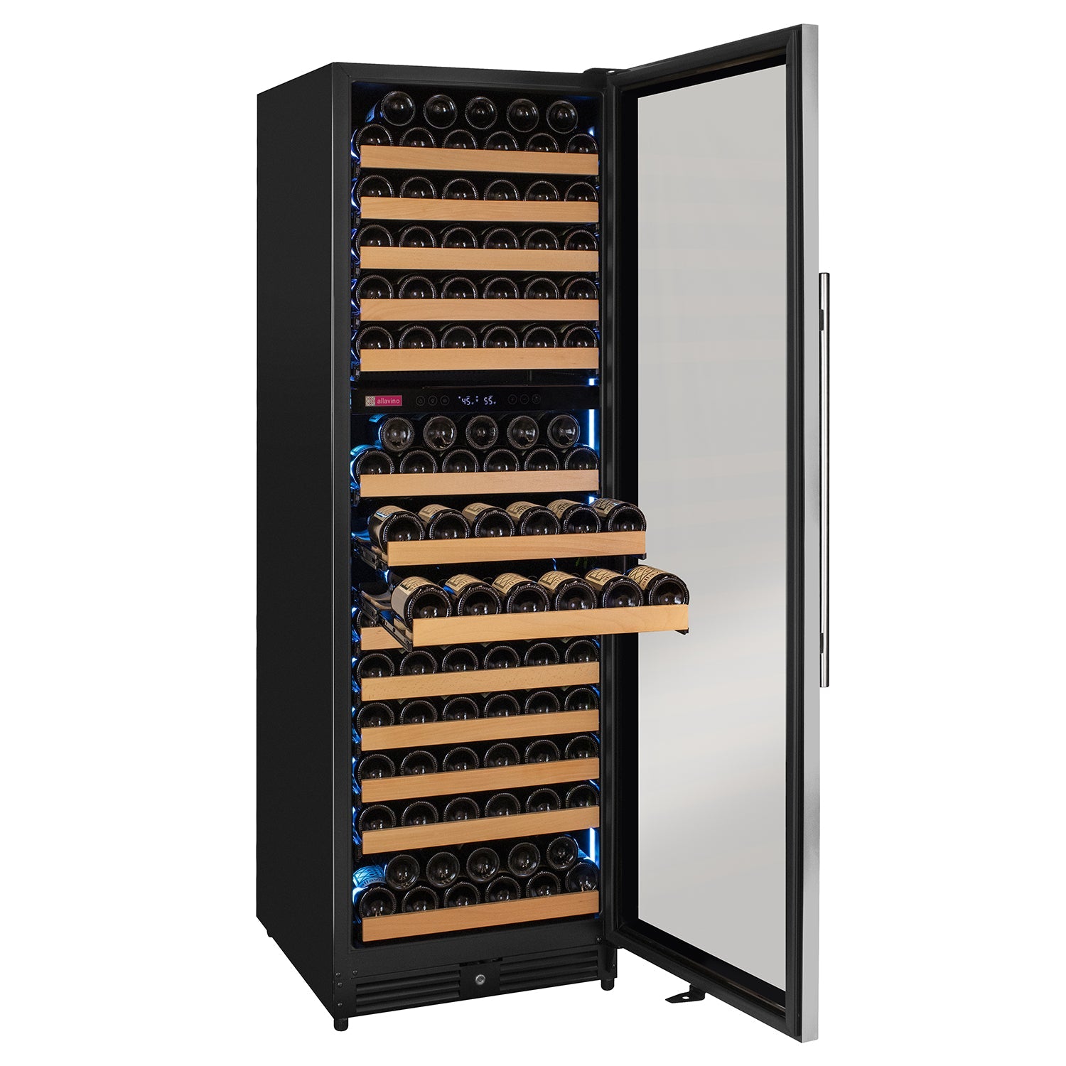 Allavino - Reserva Series 172 Bottle Dual Zone Built-in Wine Refrigerator with Stainless Steel Door