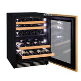 Allavino - 24" Wide Dual Zone Panel Ready Wine Refrigerator - AO VCWR-24PRD-2R