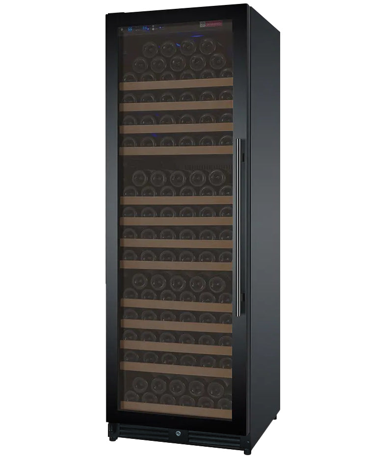 Allavino - 24" Wide FlexCount II Tru-Vino 177 Bottle Single Zone Black Wine Refrigerator