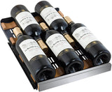 Allavino - 30" Wide FlexCount II Tru-Vino 60 Bottle Four Zone Stainless Steel Side-by-Side Wine Refrigerator - BF 2X-VSWR30-2S20