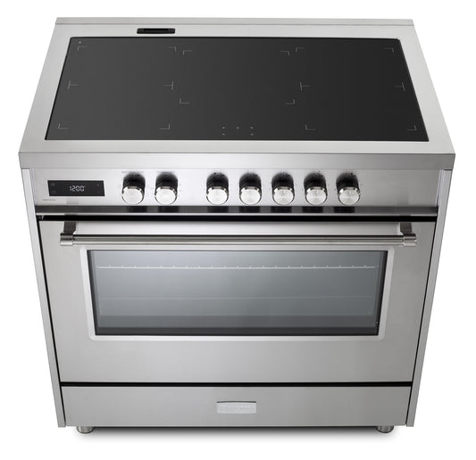 Verona - 36" Ultima Freestanding Induction Range with Convection Oven and Storage Drawer