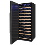 Allavino - 32" Wide Vite II Tru-Vino 305 Bottle Single Zone Solid Black Left Hinge Door Wine Refrigerator