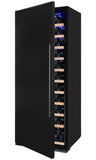 Allavino - 32" Wide Vite II Tru-Vino 305 Bottle Single Zone Solid Black Left Hinge Door Wine Refrigerator