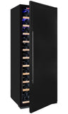 Allavino - 32" Wide Vite II Tru-Vino 305 Bottle Single Zone Solid Black Left Hinge Door Wine Refrigerator