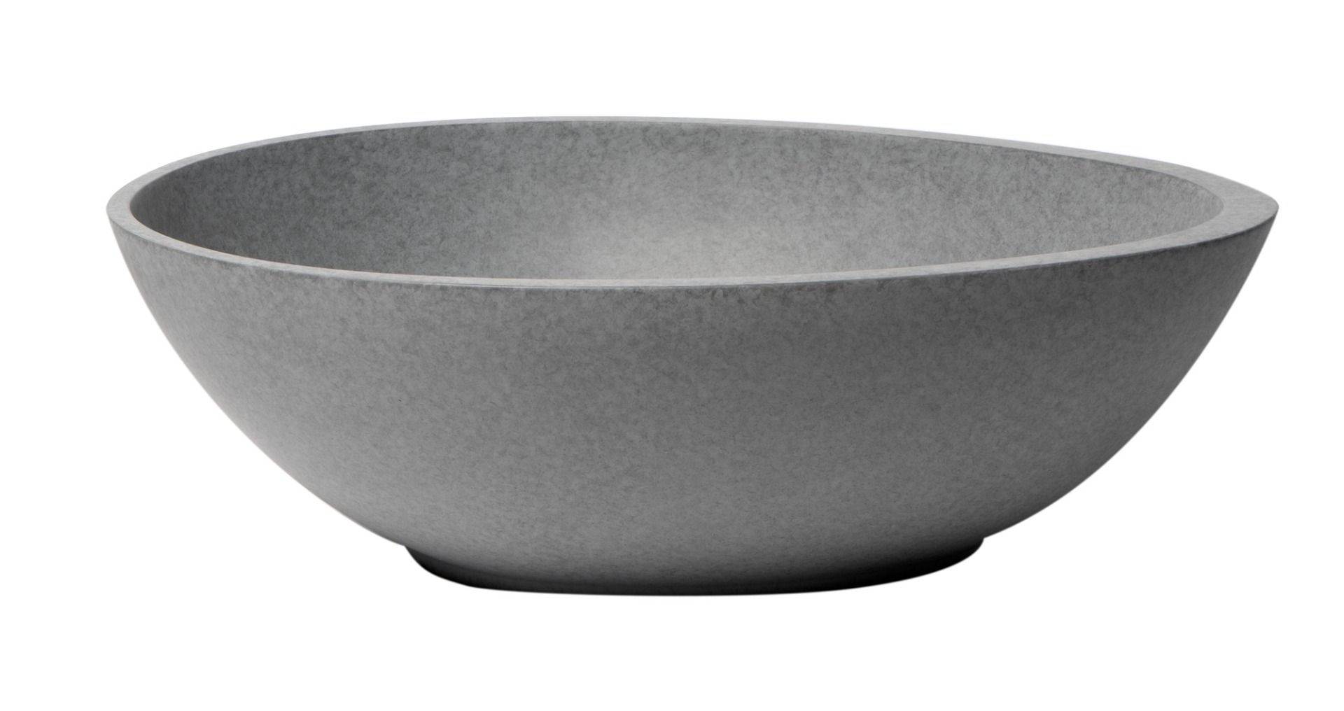 ALFI brand - 21" Solid Concrete Tear Drop Above Mount Vessel Sink - ABCO21O