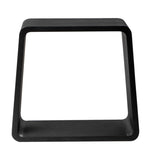 ALFI brand - Black Matte Solid Surface Resin Bathroom / Shower Stool - ABST55M