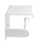 ALFI brand - White Matte Stainless Steel Toilet Paper Holder with Shelf - ABTPC66-W