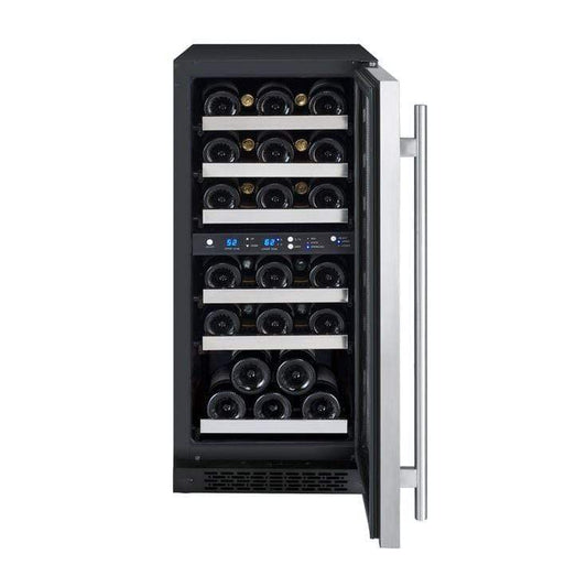 Allavino Wine & Beverage Centers FlexCount Series 30 Bottle Dual-Zone Wine Refrigerator - Right Hinge - VSWR30-2SR20