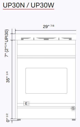 ILVE - 30" Nostalgie II Series Freestanding Dual Fuel Range - Natural Gas