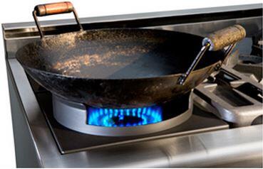 Capital Cooking - 36" Capital Culinarian Range - Self Clean - 25K BTU - 4 Open Burners + 12"BBQ, 1 8K BTU Small Pan Burner - CGSR362B2