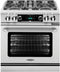 Capital Cooking - 30" Capital Connoisseurian Dual Fuel Range - Self Clean - 19K BTU - 4 Sealed Burners - CSB304