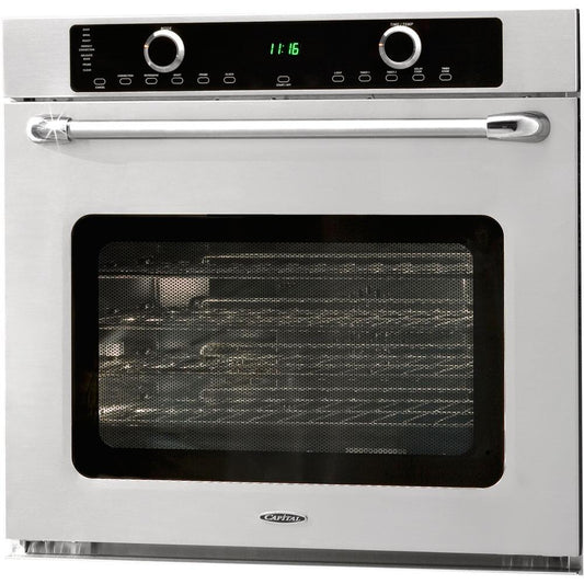 Capital Cooking - 30" Capital Maestro Single Self-Cleaning Electric Wall Oven - MWOV301ES
