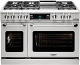 Capital Cooking - 36" Capital Connoisseurian Dual Fuel Range - Self Clean - 19K BTU - 4 Sealed Burners w/ 24" Griddle - CSB484GG