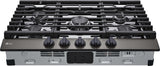 LG - 30" Gas Cooktop, 20K BTU - Gas Cooktops - CBGJ3023D