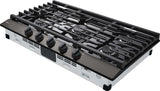 LG - 36" Gas Cooktop, 20K BTU - Gas Cooktops - CBGJ3623D