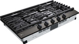 LG - 36" Gas Cooktop, 20K BTU - Gas Cooktops - CBGJ3623D
