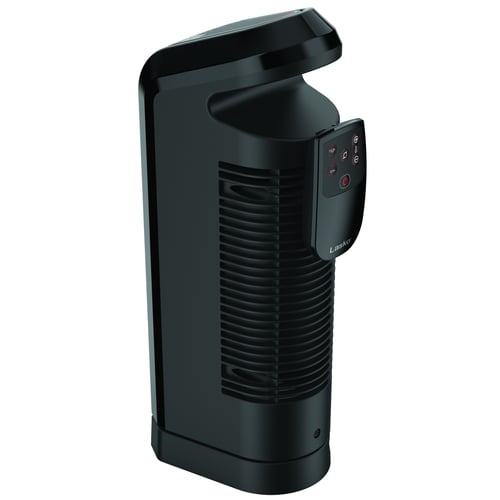 Lasko - Compact Ceramic Tower Heater with Remote - Black - CT16560