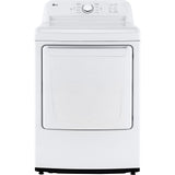 LG - 7.3 CF Ultra Large High Efficiency Electric Dryer - DLE6100W