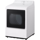 LG - 7.3 CF Electric Dryer, Wi-Fi, Easy Load, AI Sensor Dry - DLE8200W